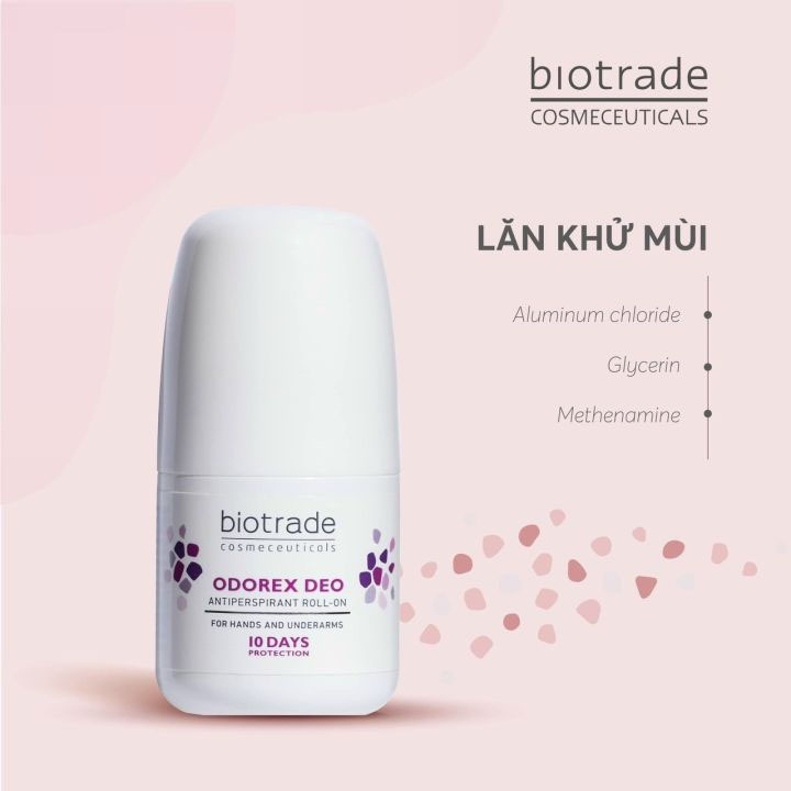 Lăn khử mùi Biotrade Odore ngăn mồ hôi hiệu quả lên tới 10 ngày | eustore.com.vn