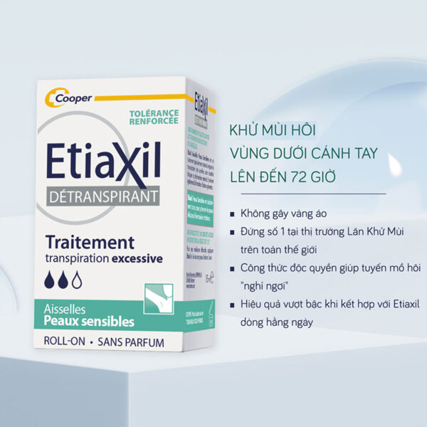 Lăn nách Etiaxil xanh 15ml khử mùi cơ thể lên tới 72h cho da nhạy cảm | eustore.com.vn