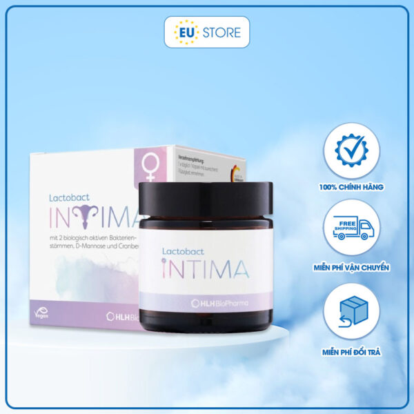 Men vi sinh Lactobact Intima cân bằng hệ vi sinh vùng kín, ngăn ngừa bệnh phụ khoa | eustore.com.vn