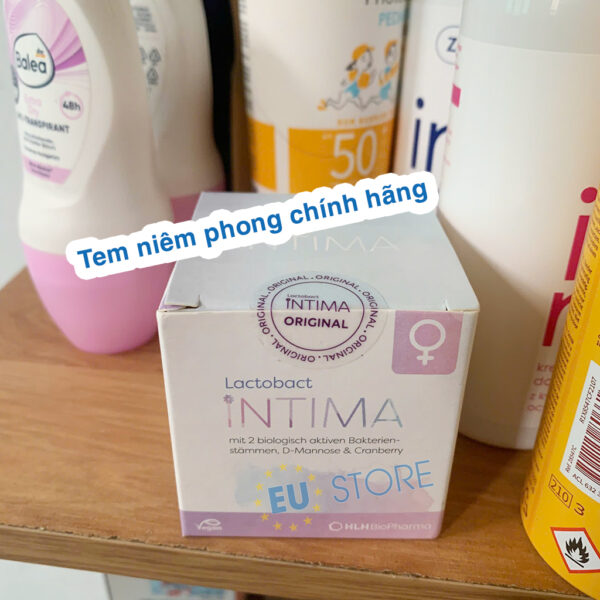 [Tem niêm phong] Men vi sinh Lactobact Intima cân bằng hệ vi sinh vùng kín, ngăn ngừa bệnh phụ khoa | eustore.com.vn