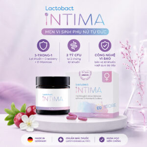 Lactobact Intima Đức - Men vi sinh vùng kín 3 trong 1