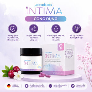Công dụng của Lactobact Intima Đức - Men vi sinh vùng kín 3 trong 1