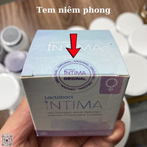 Men vi sinh Lactobact Intima cân bằng hệ vi sinh vùng kín, ngăn ngừa bệnh phụ khoa chính hãng có tem niêm phong | eustore.com.vn