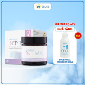 [Hàng nhập khẩu] Men vi sinh Lactobact Intima 30v & 60v - Cân bằng hệ vi sinh vùng kín, ngăn ngừa bệnh phụ khoa | eustore.com.vn