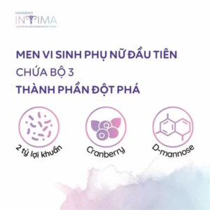 Thành phần trong men vi sinh Lactobact Intima | eustore.com.vn