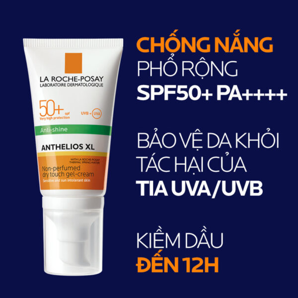 [Mẫu mới] Kem chống nắng La Roche-Posay Anthelios XL SPF50+ vạch xanh lá cho da dầu, dễ nổi mụn | eustore.com.vn