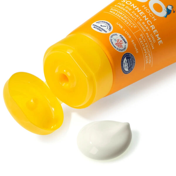 Kem chống nắng SUNDANCE Kids Sonnencreme SPF 50+ (tuýp vàng cam)