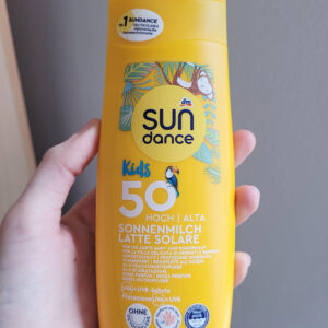 Kem chống nắng SUNDANCE Kids Sonnenmilch SPF 50+ 200ml (chai sữa màu vàng cam)