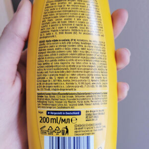 Kem chống nắng SUNDANCE Kids Sonnenmilch SPF 50+ 200ml (chai sữa màu vàng cam)