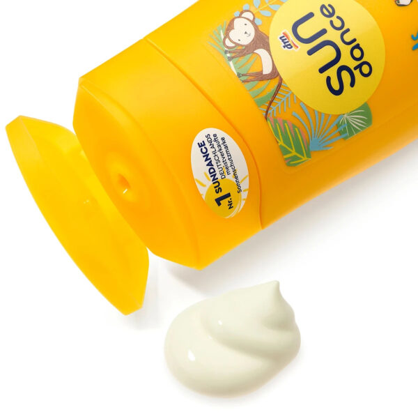 Kem chống nắng SUNDANCE Kids Sonnenmilch SPF 50+ 200ml (chai sữa màu vàng cam)