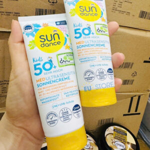 Kem & Xịt chống nắng trẻ em SUNDANCE Kids SPF50/SPF50+ Đức tuýp trắng 100ml