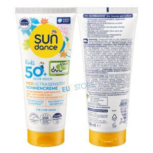 Kem & Xịt chống nắng trẻ em SUNDANCE Kids SPF50/SPF50+ Đức tuýp trắng 100ml