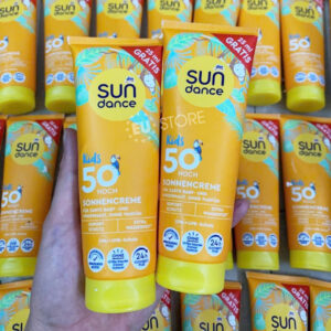Kem & Xịt chống nắng trẻ em SUNDANCE Kids SPF50/SPF50+ Đức tuýp cam 125ml