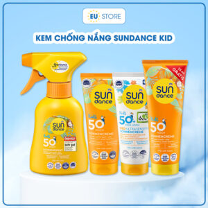 Kem & Xịt chống nắng trẻ em SUNDANCE Kids SPF50/SPF50+ Đức