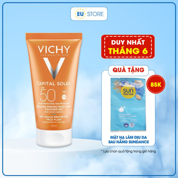 Kem chống nắng Vichy Capital Soleil SPF 50 – Dành cho Da dầu, Da hỗn hợp | eustore.com.vn