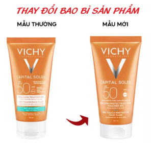 Kem chống nắng cho da dầu Vichy Capital Soleil Dry Touch SPF 50+ mẫu mới | eustore.com.vn
