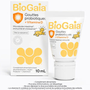 [Mẫu mới] Men vi sinh BioGaia Gouttes Probiotiques + Vitamine D 10ml cho bé sơ sinh, hỗ trợ tiêu hóa và tăng đề kháng | eustore.com.vn