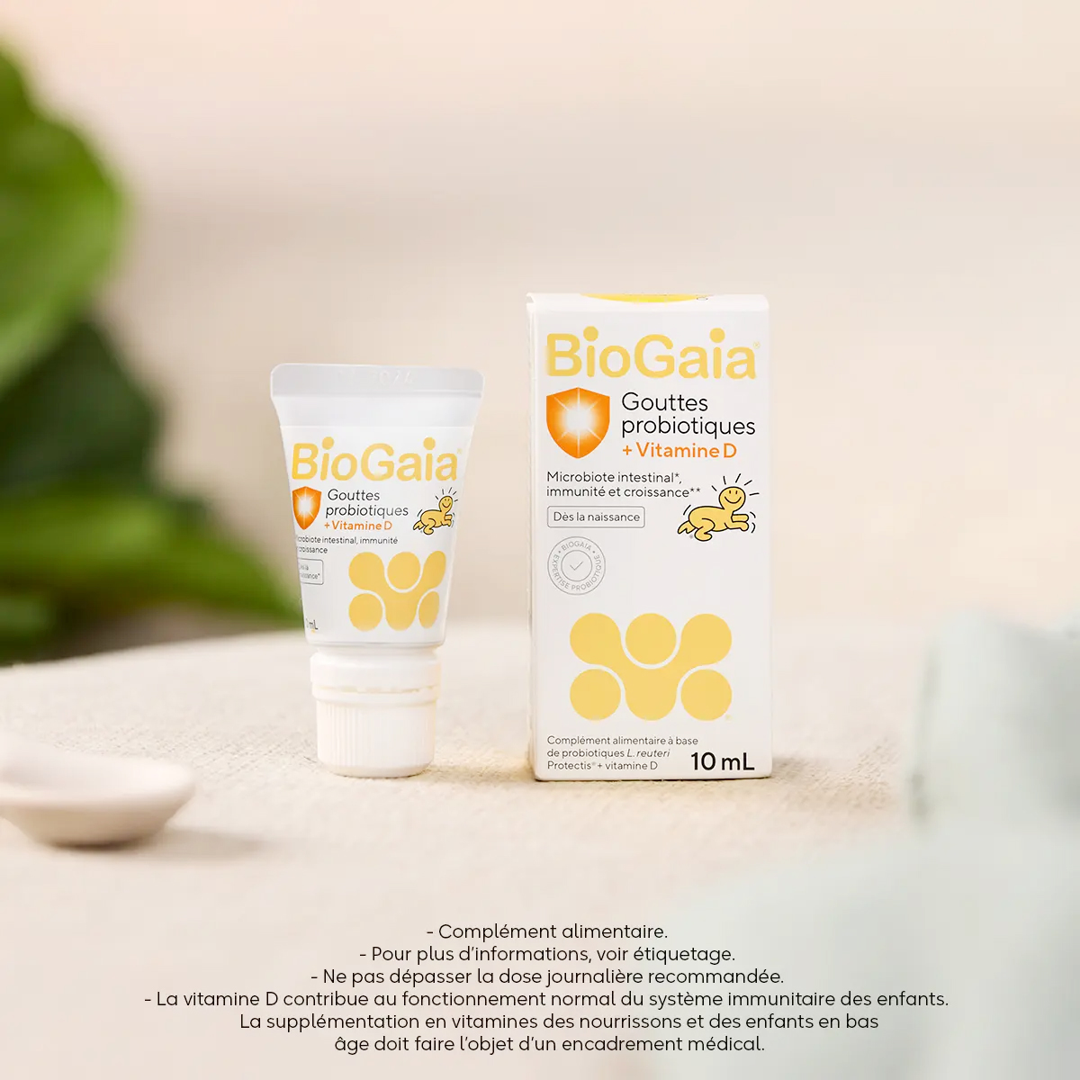 [Mẫu mới] Men vi sinh BioGaia Gouttes Probiotiques + Vitamine D 10ml cho bé sơ sinh, hỗ trợ tiêu hóa và tăng đề kháng | eustore.com.vn