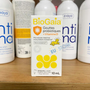[Mẫu mới] Men vi sinh BioGaia Gouttes Probiotiques + Vitamine D tuýp nhựa 10ml | eustore.com.vn
