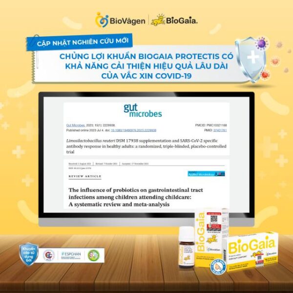 Những nghiên cứu lâm sàng về Lactobacillus reuteri DSM 17938 đã được công bố