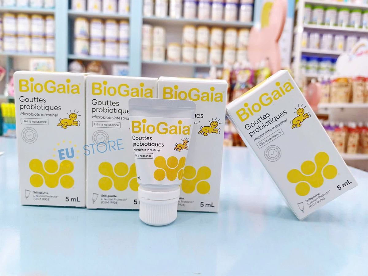 Men vi sinh BioGaia Gouttes Probiotiques 5ml Pháp cho bé từ sơ sinh Men vi sinh BioGaia Gouttes Probiotiques 5ml Pháp cho bé từ sơ sinh