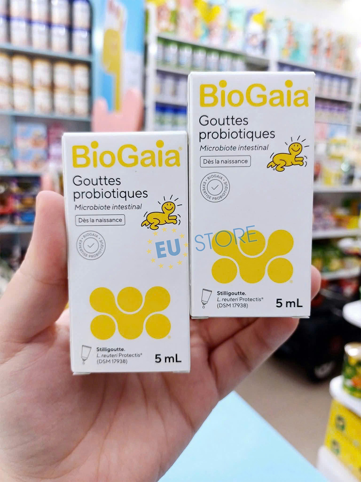 Men vi sinh BioGaia Gouttes Probiotiques 5ml Pháp cho bé từ sơ sinh Men vi sinh BioGaia Gouttes Probiotiques 5ml Pháp cho bé từ sơ sinh