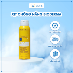 Xịt chống nắng Bioderma Photoderm Brume Invisible SPF50+ 150ml | eustore.com.vn