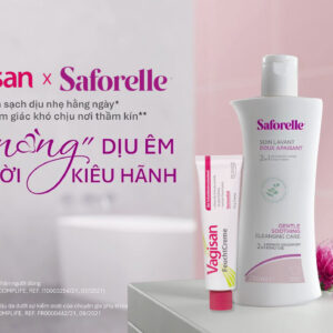 Combo Saforelle 250ml + Kem Vagisan FeuchtCreme - Làm sạch, dưỡng ẩm vùng kín