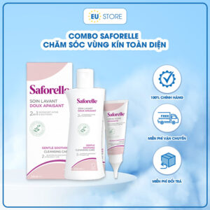 Combo Saforelle 250ml + Kem Vagisan FeuchtCreme - Làm sạch, dưỡng ẩm vùng kín