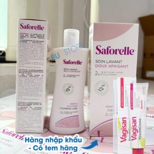 Combo Saforelle 250ml + Kem Vagisan FeuchtCreme - Làm sạch, dưỡng ẩm vùng kín