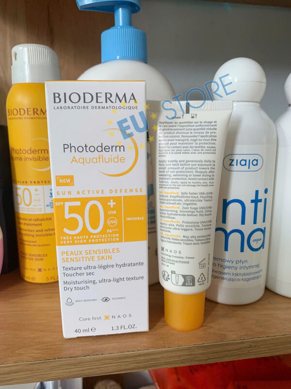 Kem chống nắng Bioderma Photoderm Aquafluide SPF50+ cho da nhạy cảm | eustore.com.vn