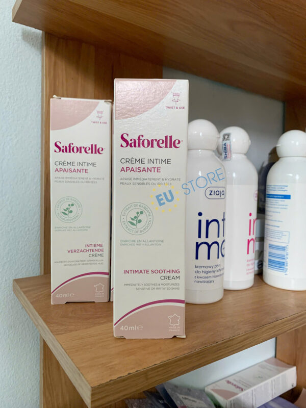 Kem dưỡng ẩm vùng kín Saforelle Crème Intime Apaisante cho da nhạy cảm | eustore.com.vn