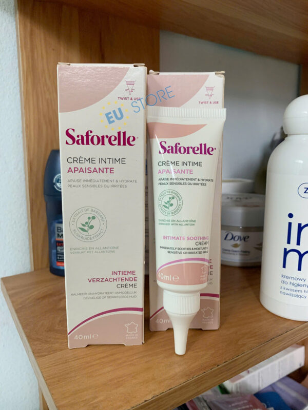 Kem dưỡng ẩm vùng kín Saforelle Crème Intime Apaisante cho da nhạy cảm | eustore.com.vn