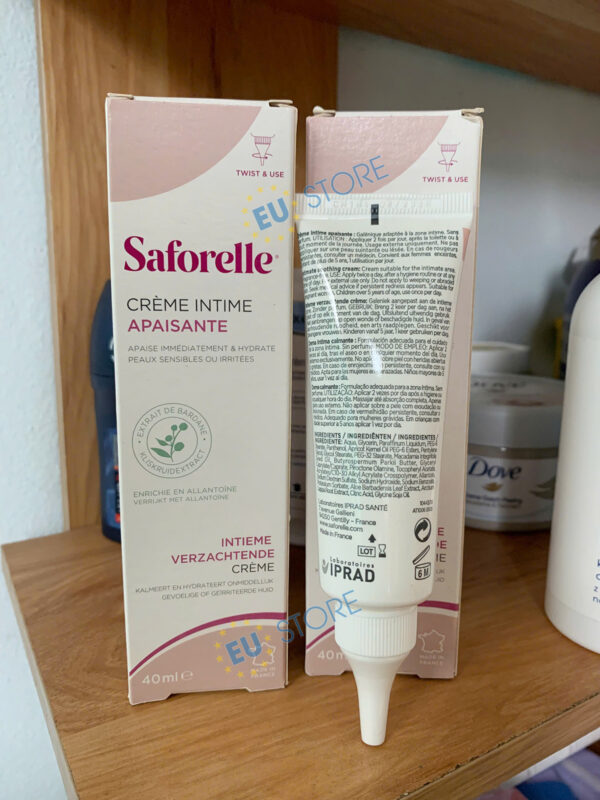 Kem dưỡng ẩm vùng kín Saforelle Crème Intime Apaisante cho da nhạy cảm | eustore.com.vn