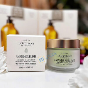 [Mẫu mới] Kem dưỡng thể hạnh nhân L'Occitane Amande Sublime 200ml - Dưỡng ẩm, làm mềm & săn chắc da