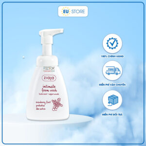 Ziaja Intimate Foam Wash Cranberry – Dạng bọt dịu nhẹ, khử mùi & bảo vệ vùng kín | eustore.com.vn