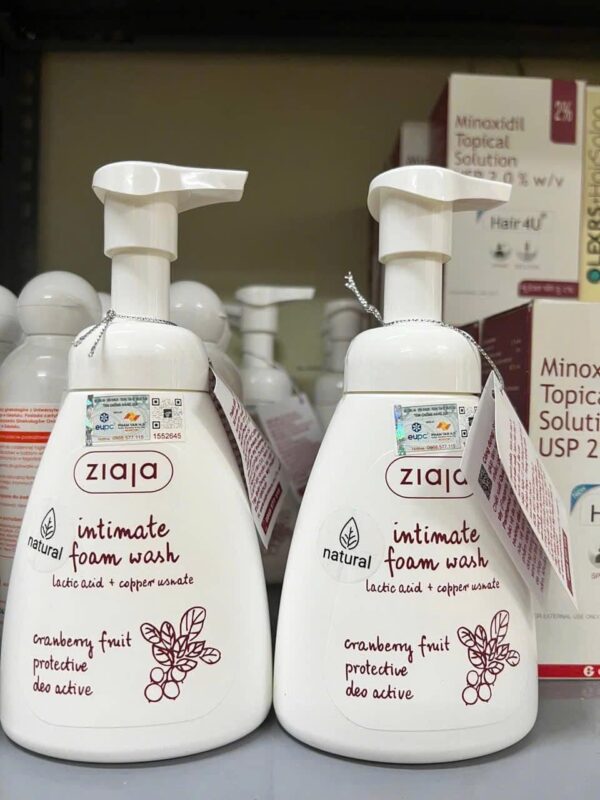 Ziaja Intimate Foam Wash Cranberry – Dạng bọt dịu nhẹ, khử mùi & bảo vệ vùng kín | eustore.com.vn