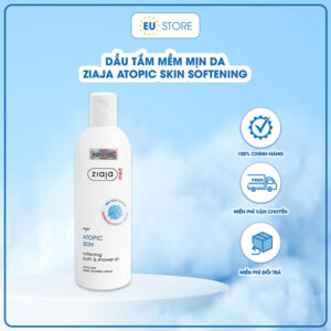 Dầu tắm Ziaja Med Atopic Skin Bath & Shower Oil 270ml - Dưỡng ẩm & làm dịu da cơ địa