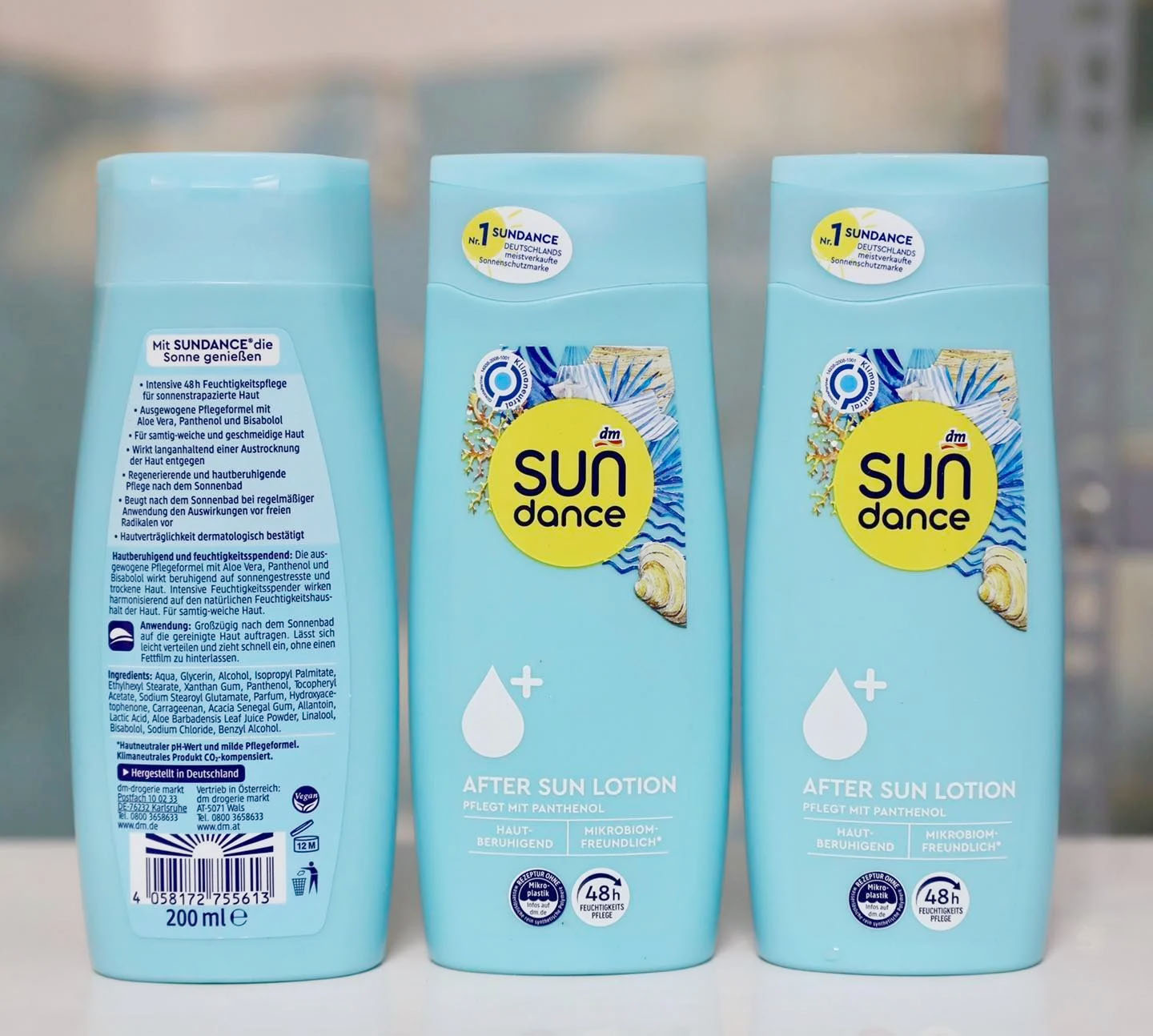 Sữa dưỡng thể sau nắng SUNDANCE After Sun Lotion 200ml – Làm dịu và dưỡng ẩm da suốt 48h | eustore.com.vn