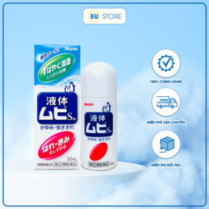 Lăn Muỗi Muhi S Liquid - Giảm ngứa và làm dịu da hiệu quả, an toàn cho trẻ từ 6 tháng
