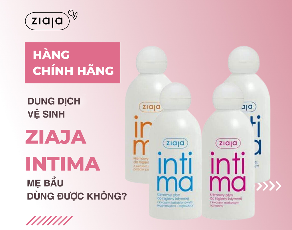 Dung dịch vệ sinh Intima Ziaja mẹ bầu dùng được không? | eustore.com.vn