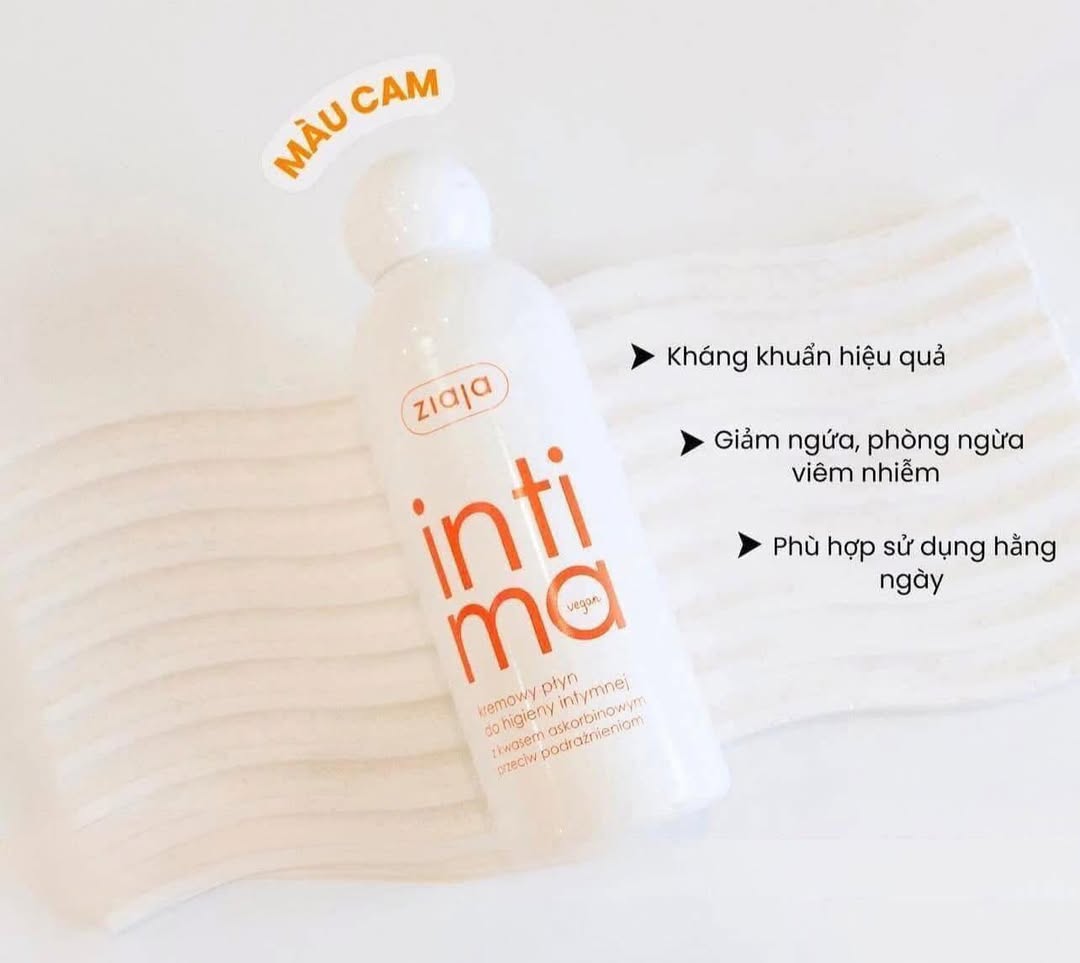 Dung dịch vệ sinh Intima Ziaja màu cam: Chống kích ứng, làm dịu da nhạy cảm | eustore.com.vn