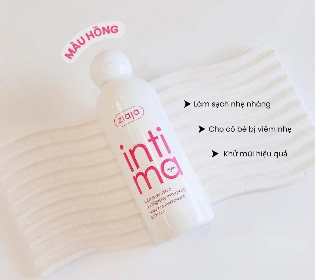 Dung dịch vệ sinh Intima Ziaja màu hồng – Bảo vệ và cân bằng pH tự nhiên | eustore.com.vn