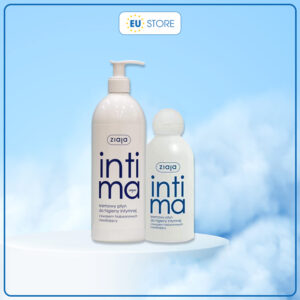Dung dịch vệ sinh Intima Ziaja màu xanh đậm: Cấp ẩm chuyên sâu, giảm khô rát vùng kín | eustore.com.vn