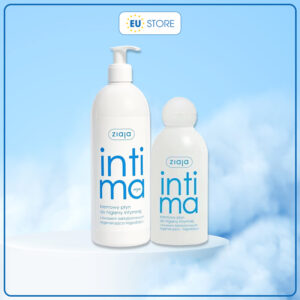 Dung dịch vệ sinh Intima Ziaja màu xanh nhạt: Tái tạo & Làm dịu vùng kín bị tổn thương | eustore.com.vn