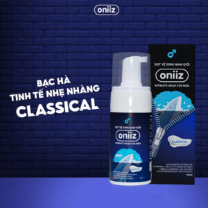 Bọt vệ sinh nam giới Oniiz Classic - Dung dịch vệ sinh nam tạo bọt 100ml | eustore.com.vn