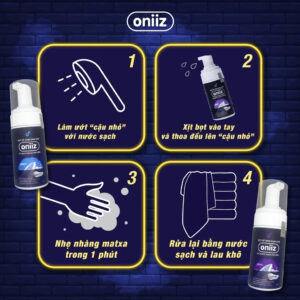 Bọt vệ sinh nam giới Oniiz Classic - Dung dịch vệ sinh nam tạo bọt 100ml | eustore.com.vn
