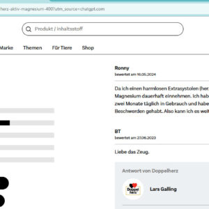 Doppelherz Magnesium 400 + B1 + B6 + B12 + Folic Acid Review | eustore.com.vn