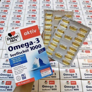 Doppelherz Omega-3 Seefischöl 1000 – Viên uống dầu cá biển hỗ trợ tim mạch khỏe mạnh, tốt cho não và trí nhớ | eustore.com.vn
