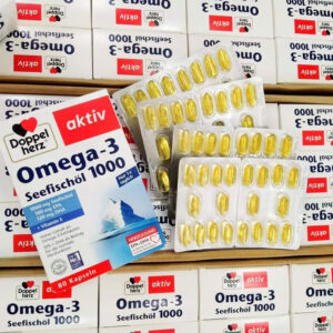 Doppelherz Omega-3 Seefischöl 1000 – Viên uống dầu cá biển hỗ trợ tim mạch khỏe mạnh, tốt cho não và trí nhớ | eustore.com.vn